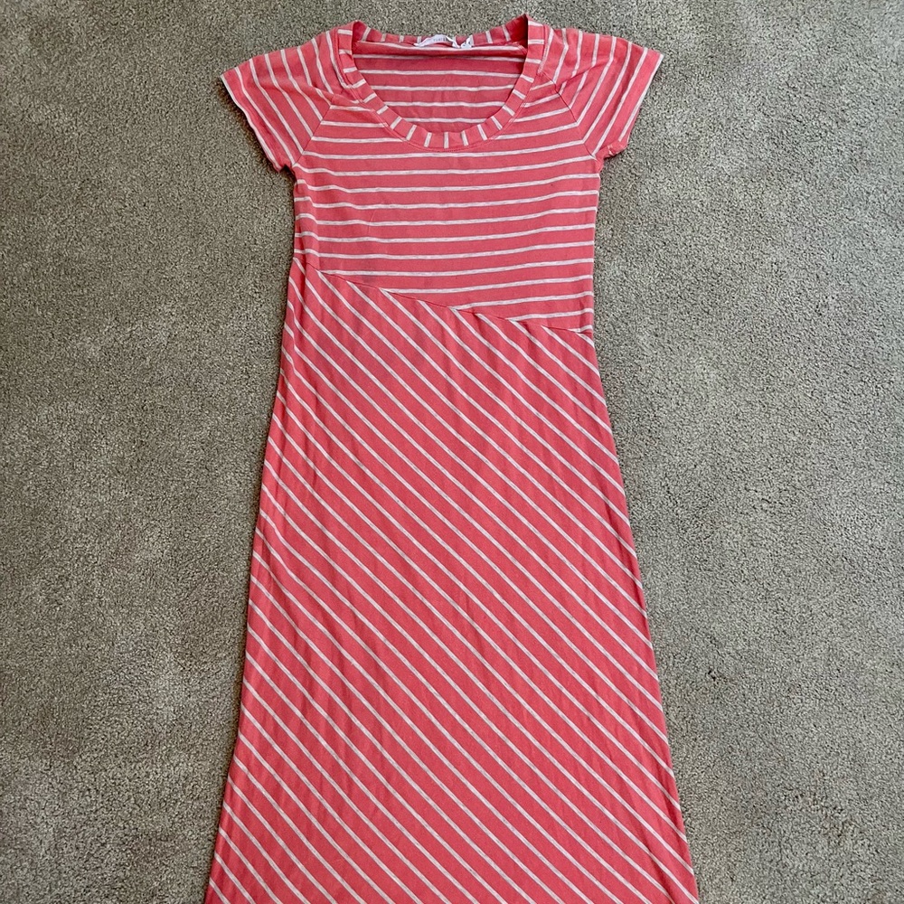 Athleta Coral Maxi Dress